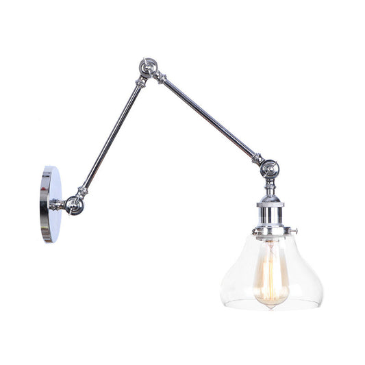 Embrace Industrial Flair and Focused Illumination: The Adjustable Swing Arm Wall Light