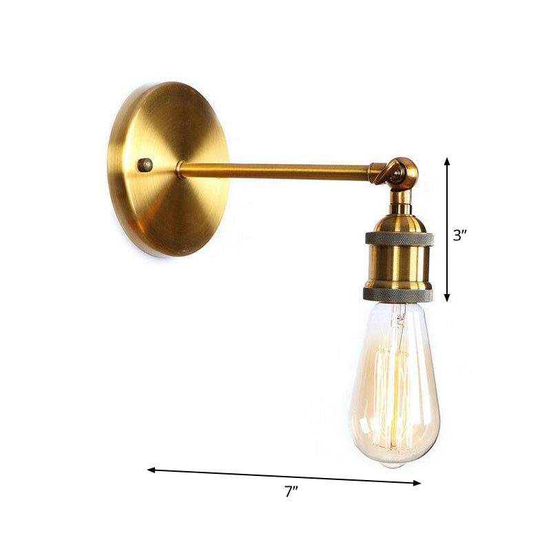 Embrace Industrial Versatility: The Adjustable Wall Sconce with Selectable Shade