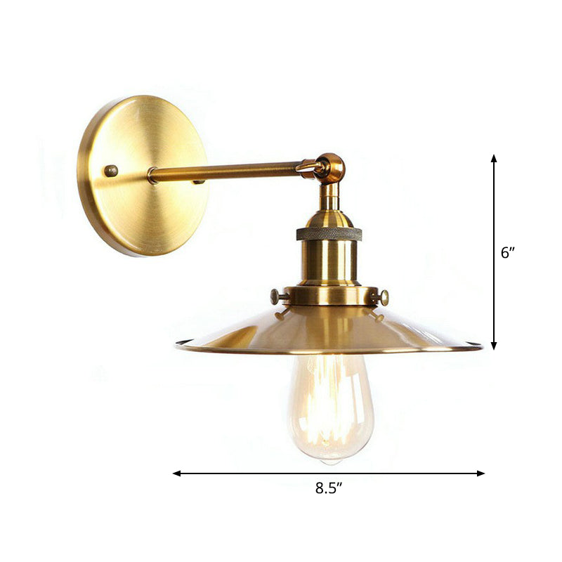 Embrace Industrial Versatility: The Adjustable Wall Sconce with Selectable Shade
