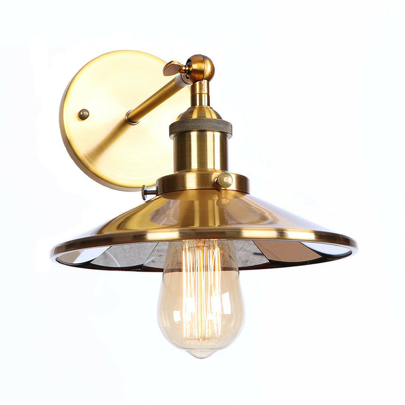 Embrace Industrial Versatility: The Adjustable Wall Sconce with Selectable Shade