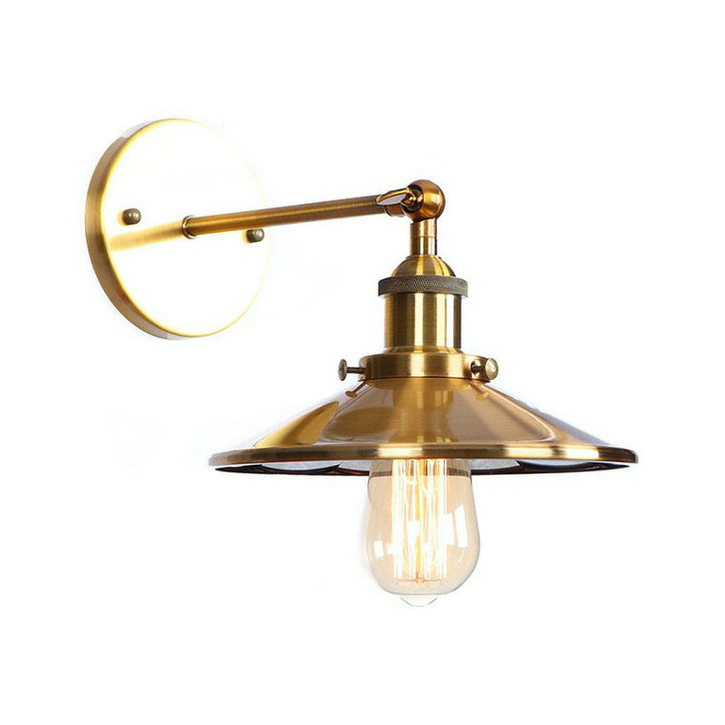 Embrace Industrial Versatility: The Adjustable Wall Sconce with Selectable Shade