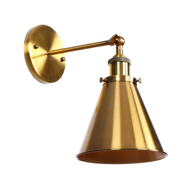 Embrace Industrial Versatility: The Adjustable Wall Sconce with Selectable Shade