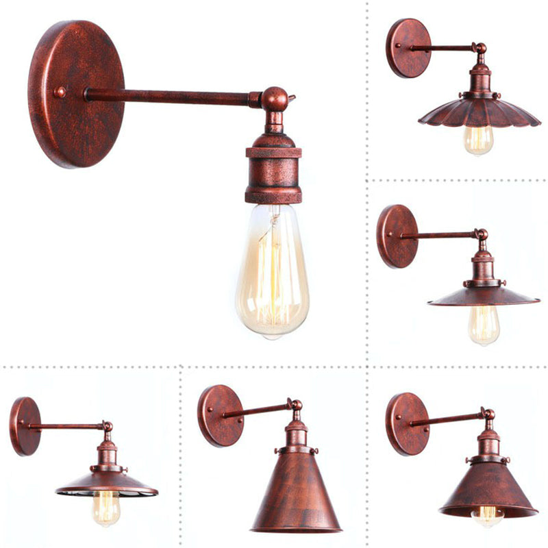 Illuminate Your Space with Rustic Charm: The Adjustable Farmhouse Wall Lamp