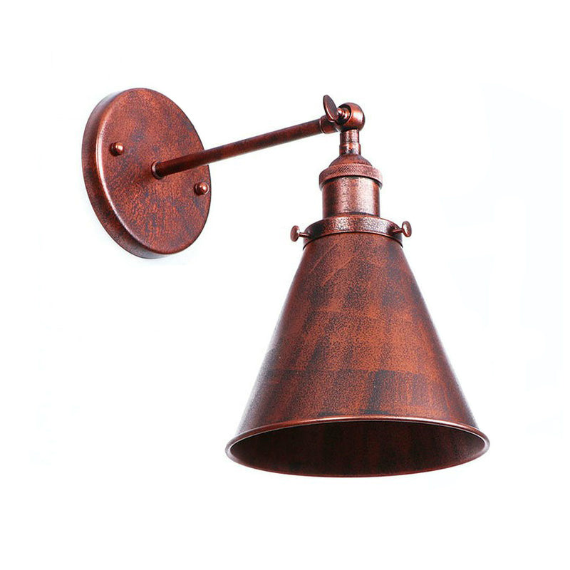 Illuminate Your Space with Rustic Charm: The Adjustable Farmhouse Wall Lamp