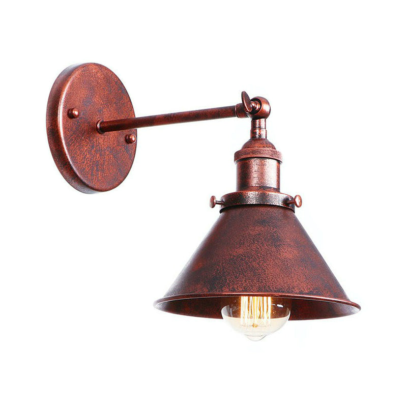 Illuminate Your Space with Rustic Charm: The Adjustable Farmhouse Wall Lamp
