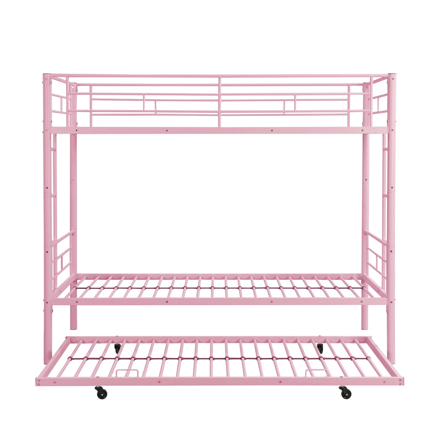 Metal Bunk Bed with Trundle