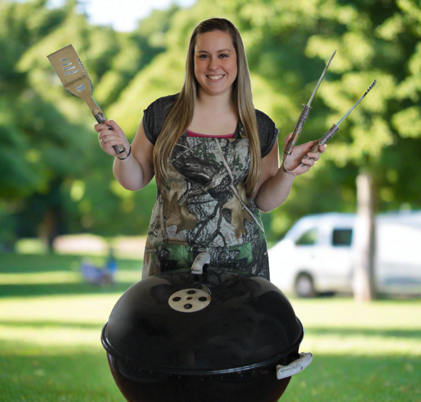 BBQ Tool Set SS 2pc-Camo