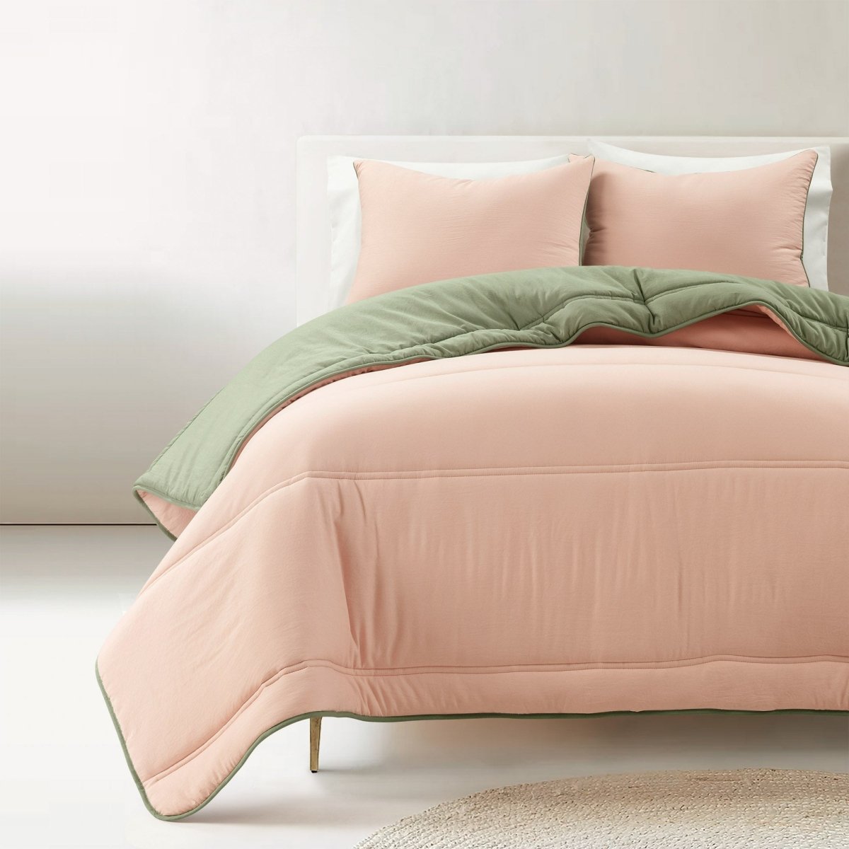 Oslo Soft Reversible Quilted Comforter Set