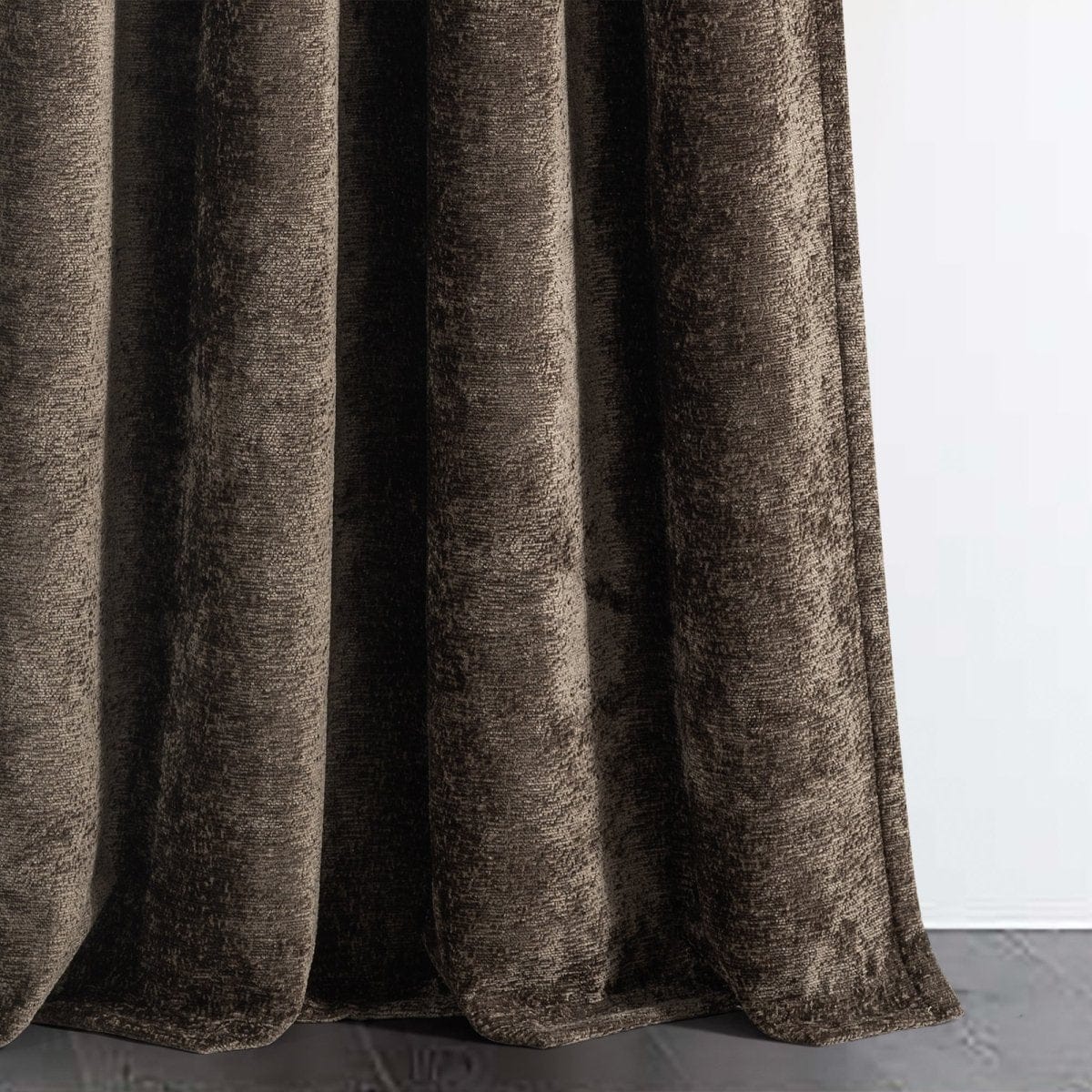 Aspen Luxury Velvet Chenille Window Curtain (Single Panel)