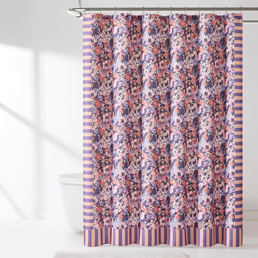 Alicia Camo Floral Shower Curtain