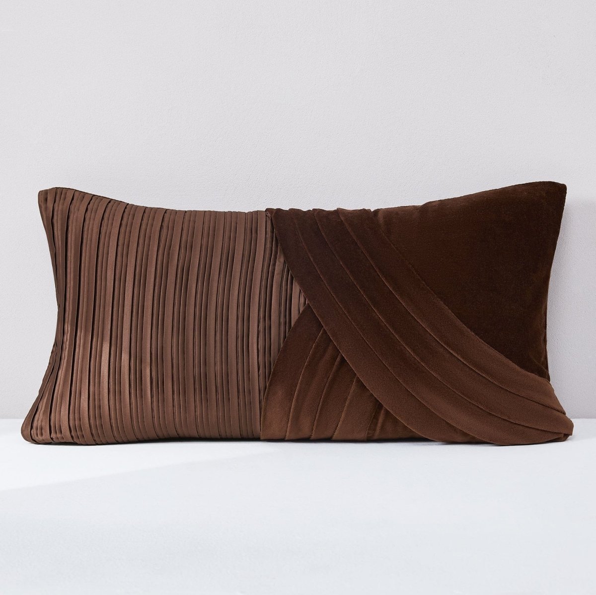 Shitake Velvet Decorative Pillow Cover
