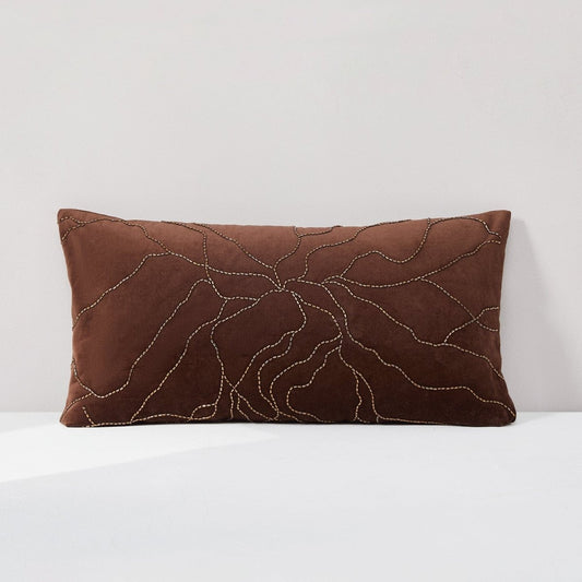 Roots Velvet Decorative Pillow Cover