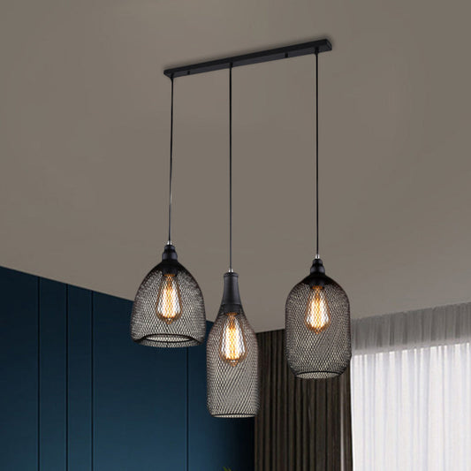 Sofia Industrial Chandelier: A Striking Centerpiece for Your Dining Room