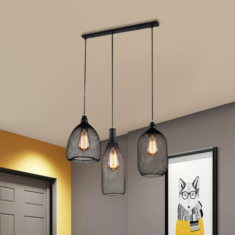 Sofia Industrial Chandelier: A Striking Centerpiece for Your Dining Room
