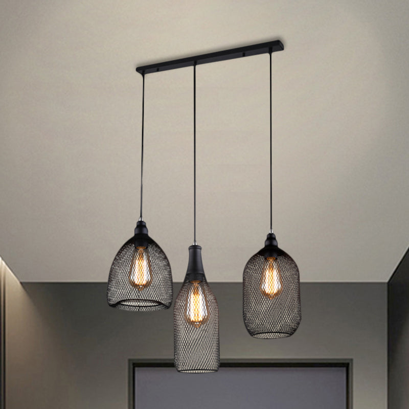 Sofia Industrial Chandelier: A Striking Centerpiece for Your Dining Room