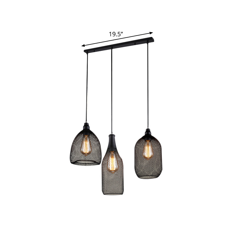 Sofia Industrial Chandelier: A Striking Centerpiece for Your Dining Room