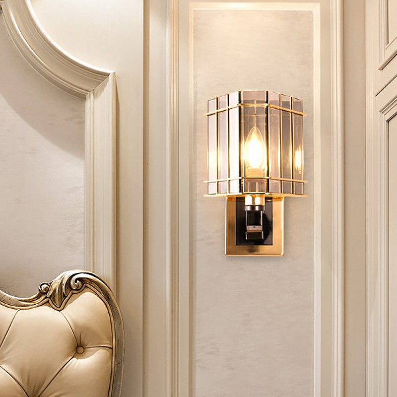 Elevate Your Space with the Luxurious Gold Crystal Wall Sconce