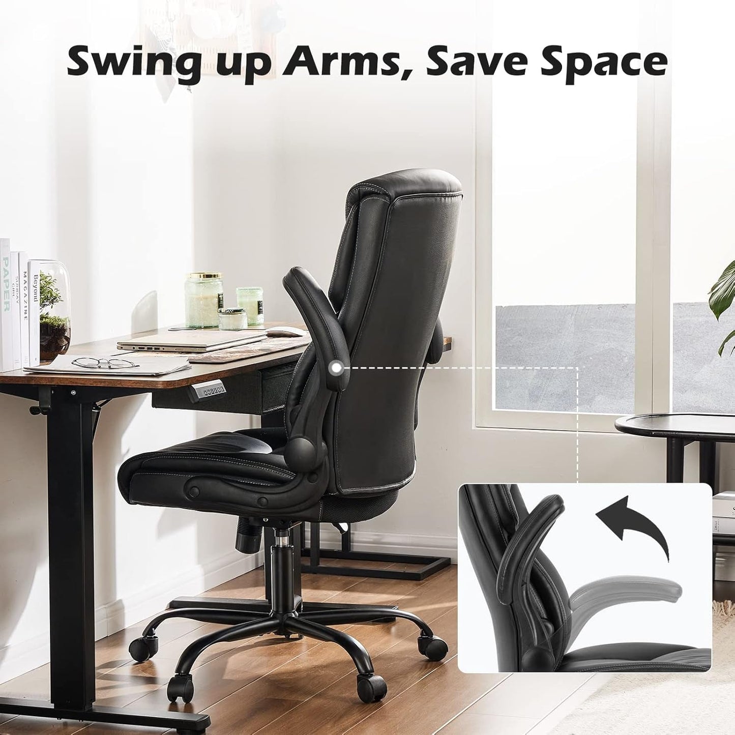 Ergonomic Executive Office Chair With Lumbar Support