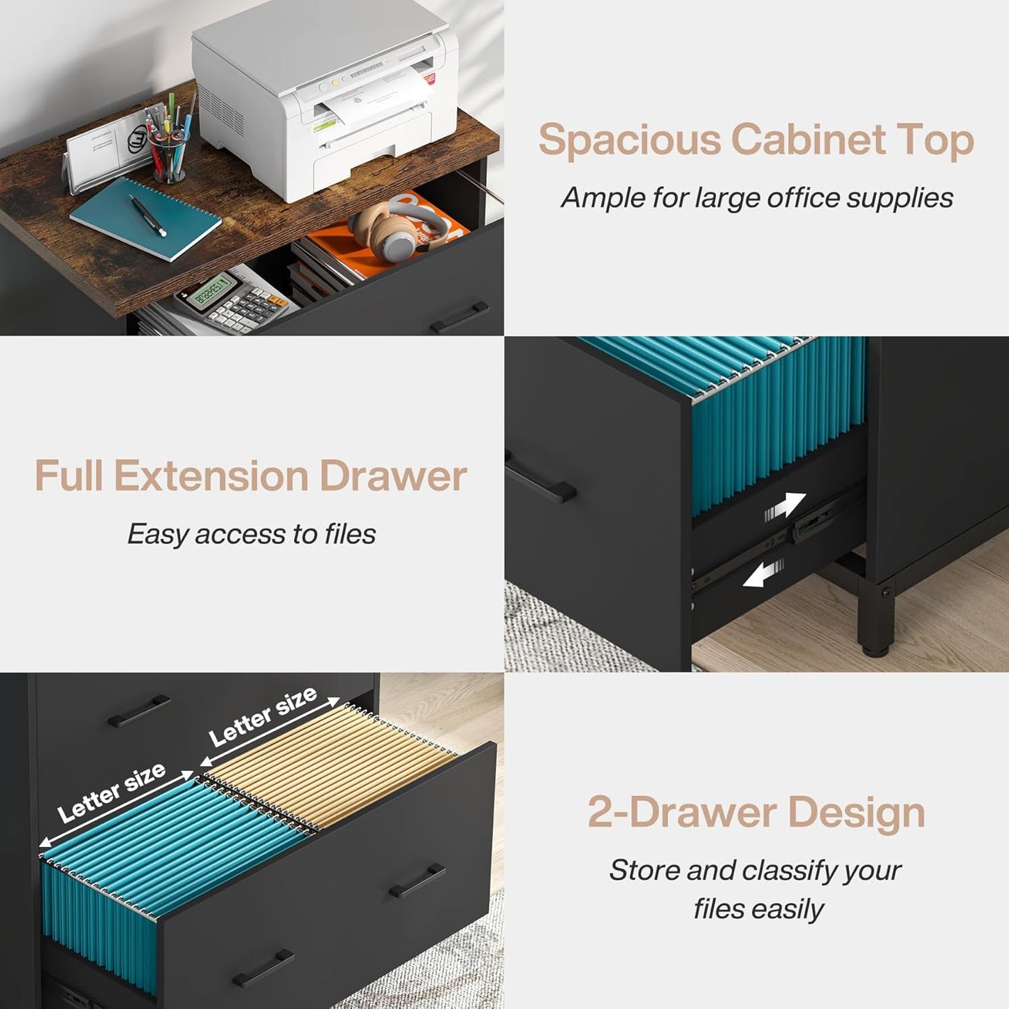 2-Drawer Lateral File Cabinet