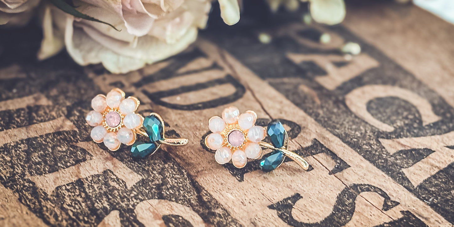 Beautiful Dainty Flower Studs