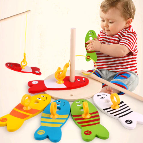 Wooden Fishing Toy Set