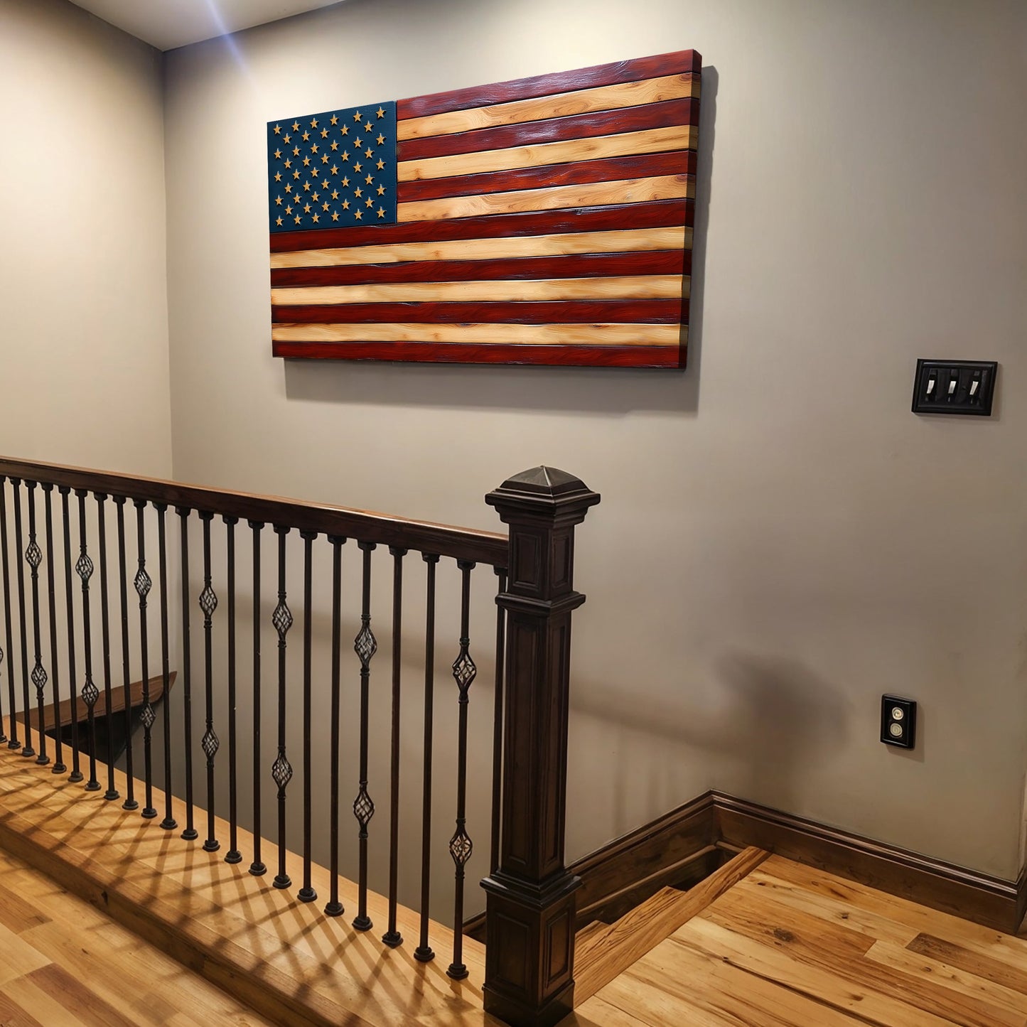 Old Glory American Flag Wall Art II