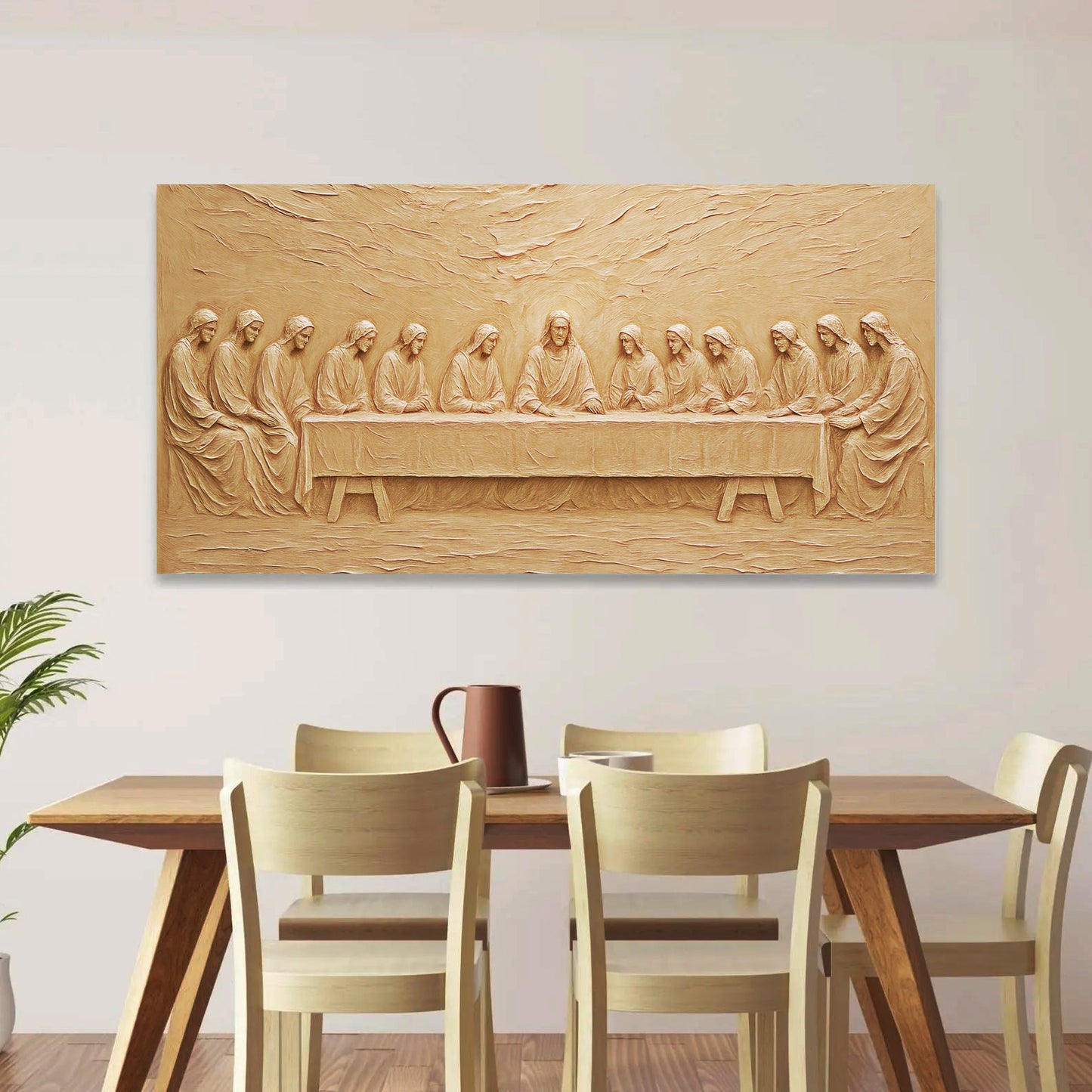 The Last Supper Minimalist Faith Wall Art