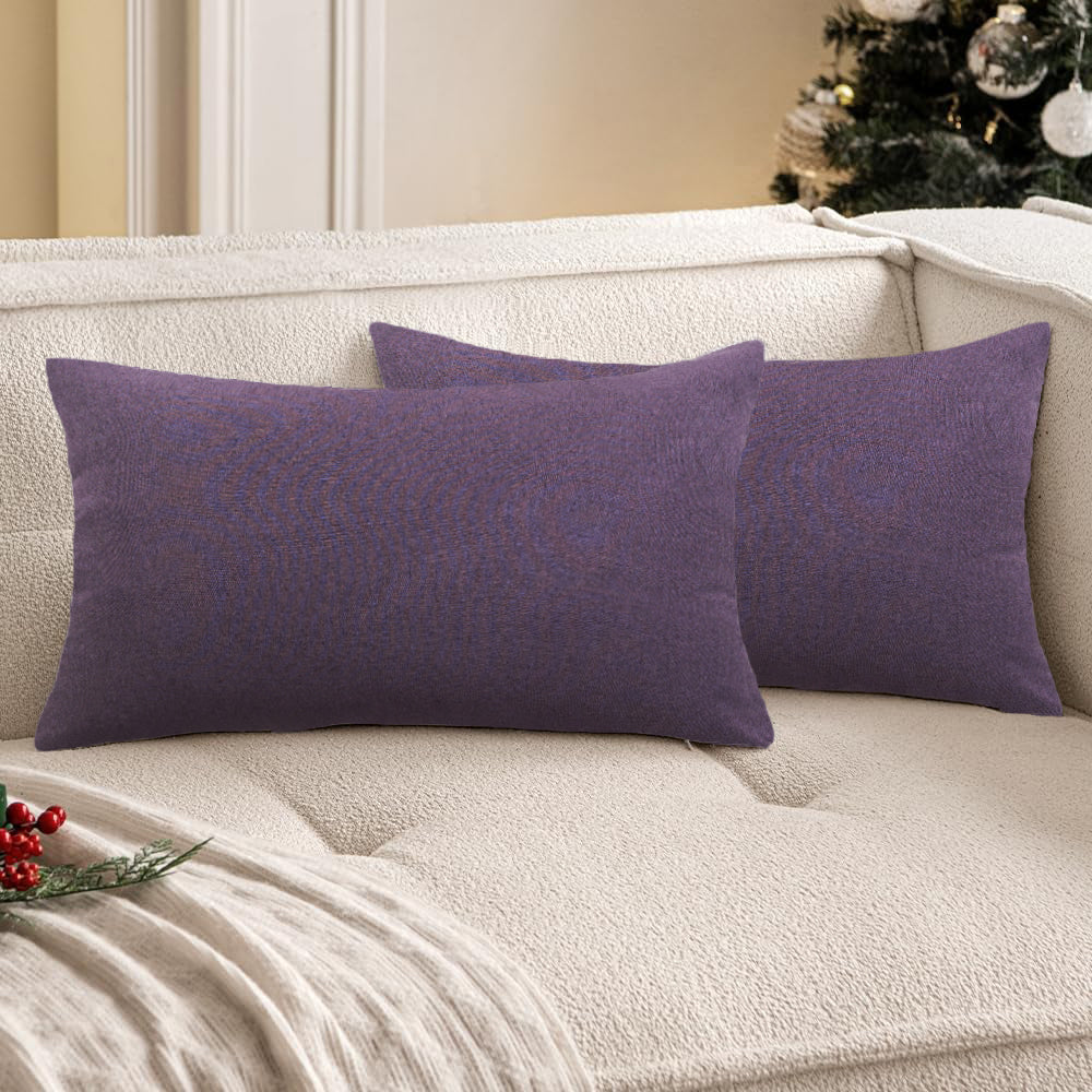 Solid Color Outdoor Waterproof Throw Pillow cover AND Insert  Square or Rectangle