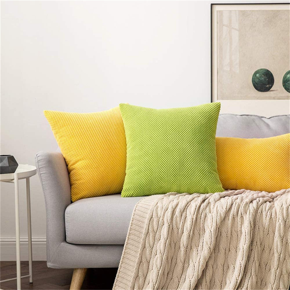 Cross Shape Solid Color FULL set of Throw Pillow (With Insert) size 18"x18" many colors