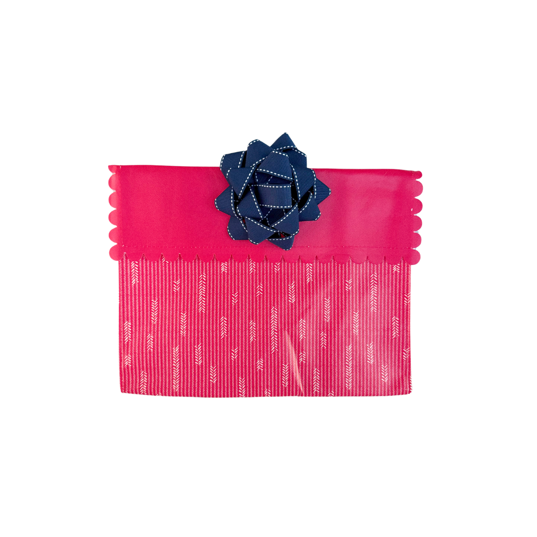 EverBow: Navy (Reusable Gift Wrap Bags – Sustainable, Foldable, Eco-Friendly)