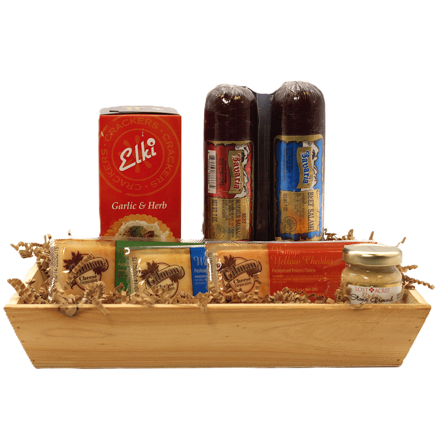Rustic Meat & Cheese Crate