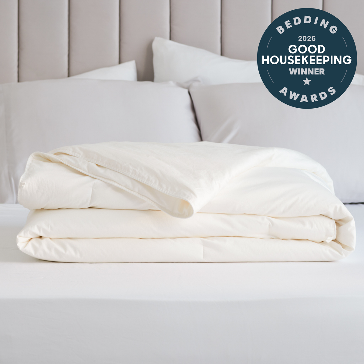 Mulberry Silk-filled Duvet Insert with Organic Cotton Shell