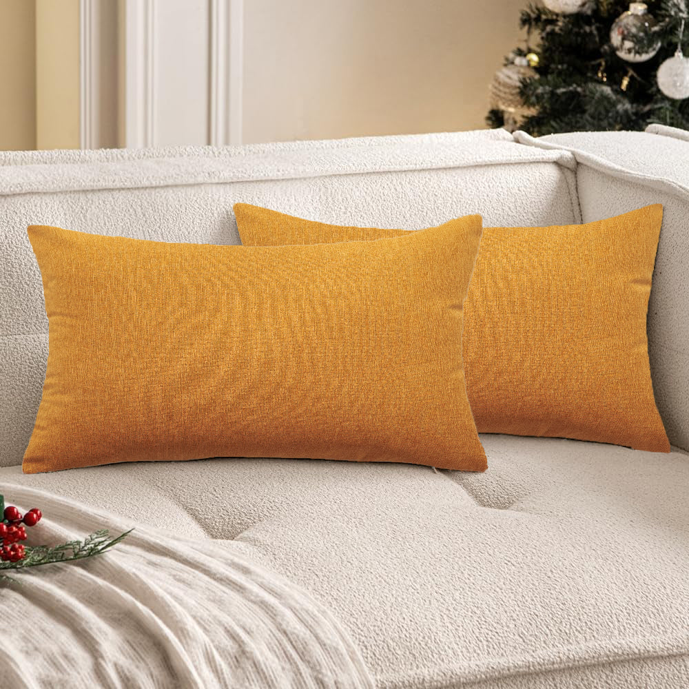 Solid Color Outdoor Waterproof Throw Pillow cover AND Insert  Square or Rectangle