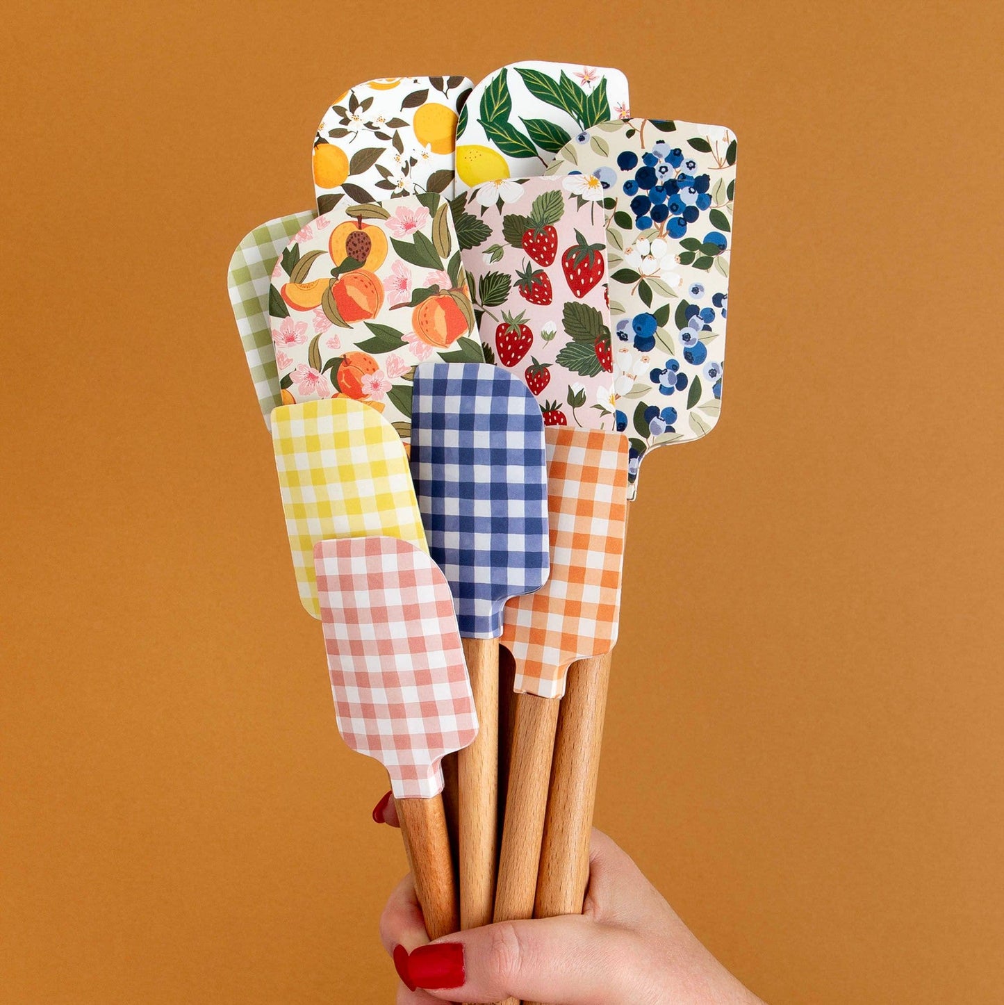Fruit Silicone Kitchen Spatulas - Sets of 2