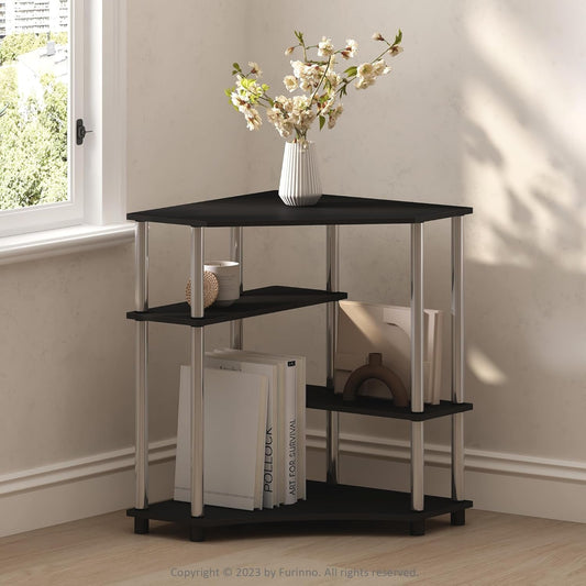 Turn N Tube Corner Shelf Americano Display Rack Bookshelf