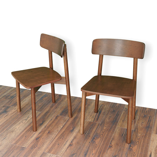 Walnut Dining Chair Set of 2