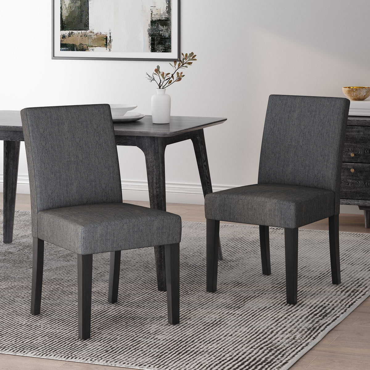 Contemporary Dining Chair Set