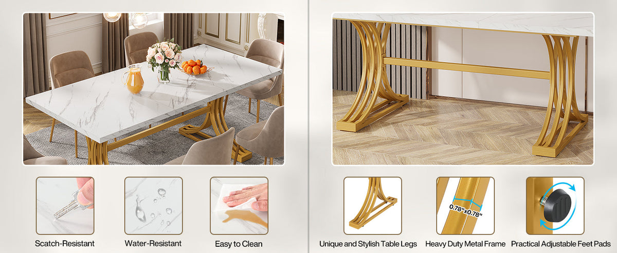 63" Modern Executive Desk