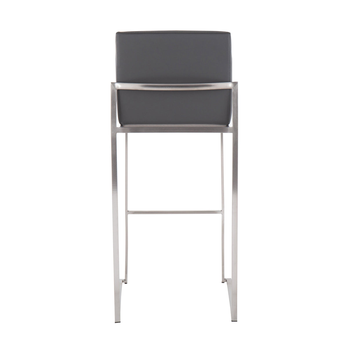 30" Contemporary High Back Barstool Set