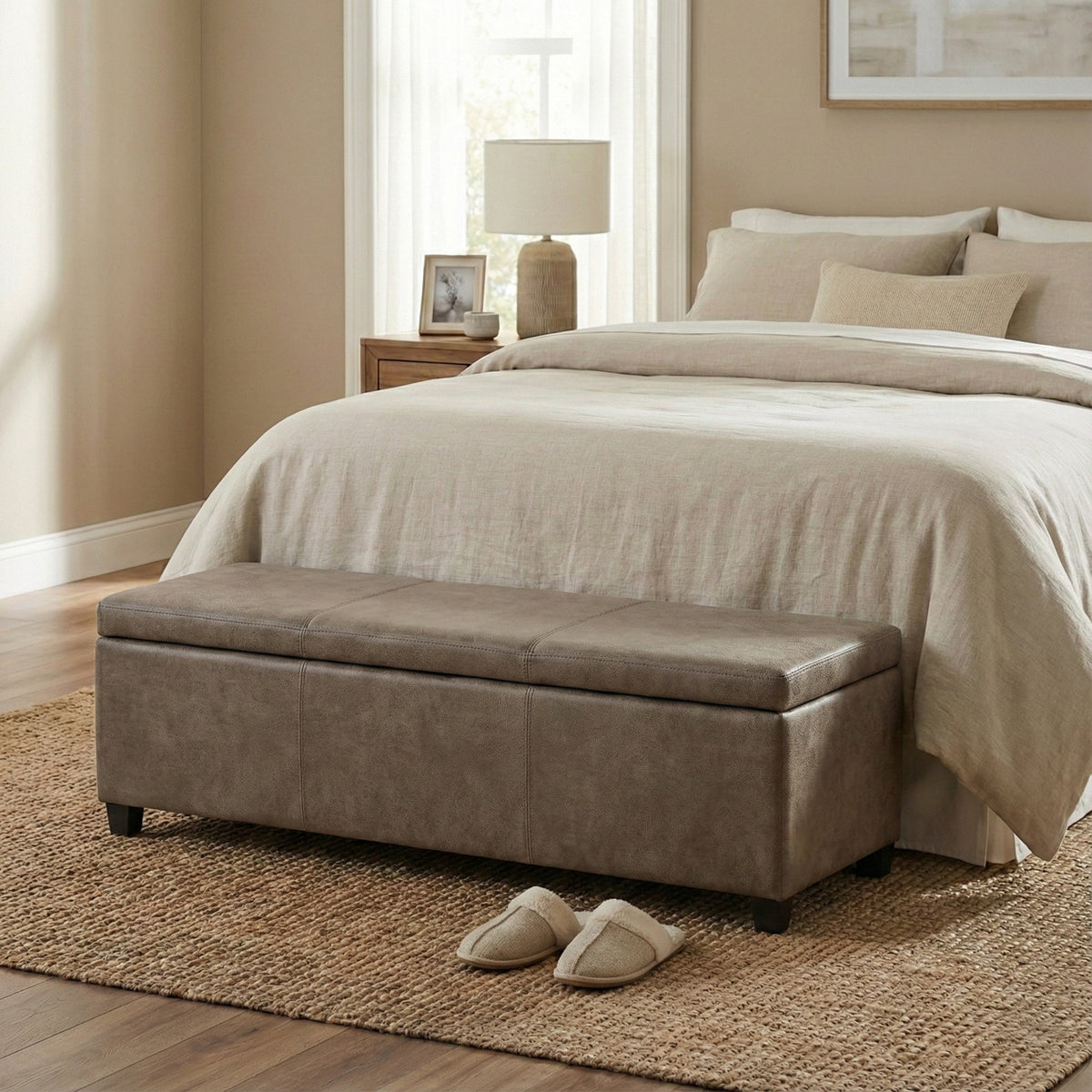 Avalon Storage Ottoman Bench