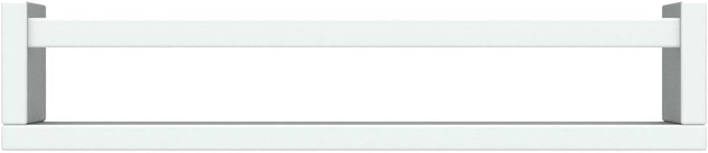 Floating Nursery Wall Shelves Set of 4 White Bookshelves