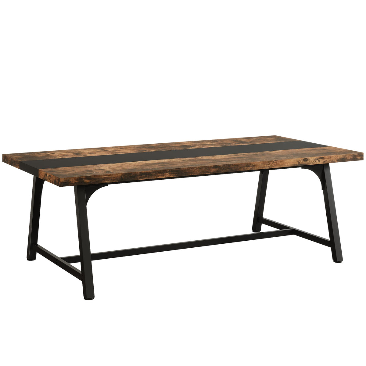 Modern Rectangular Conference Table for 6-8 People
