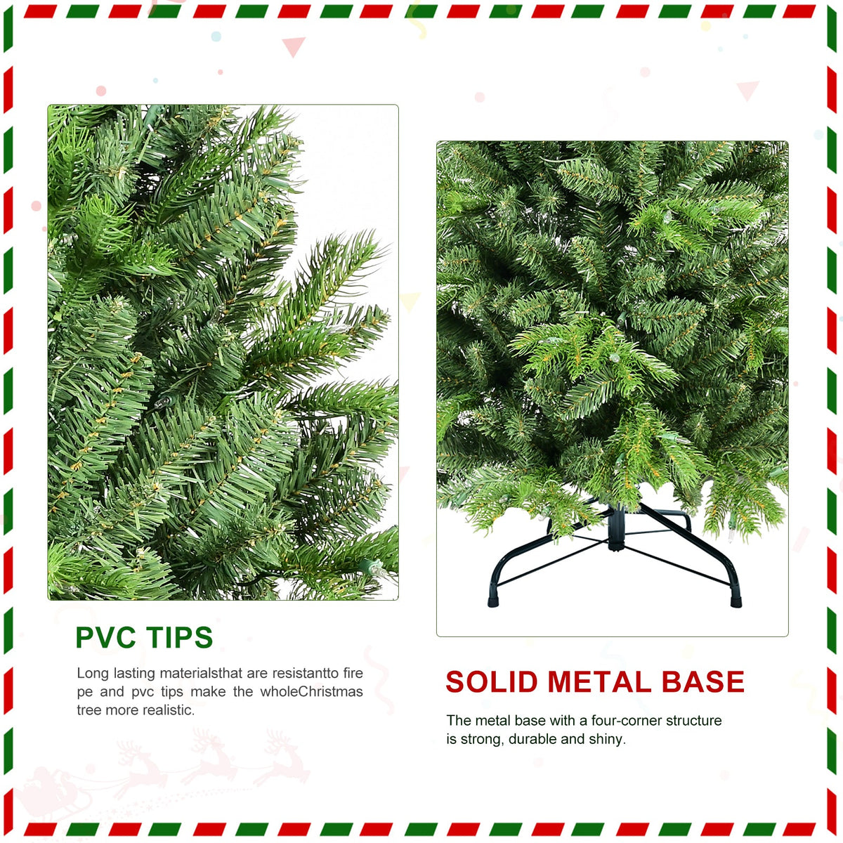 7.5FT Christmas Tree with PE+PVC Tips