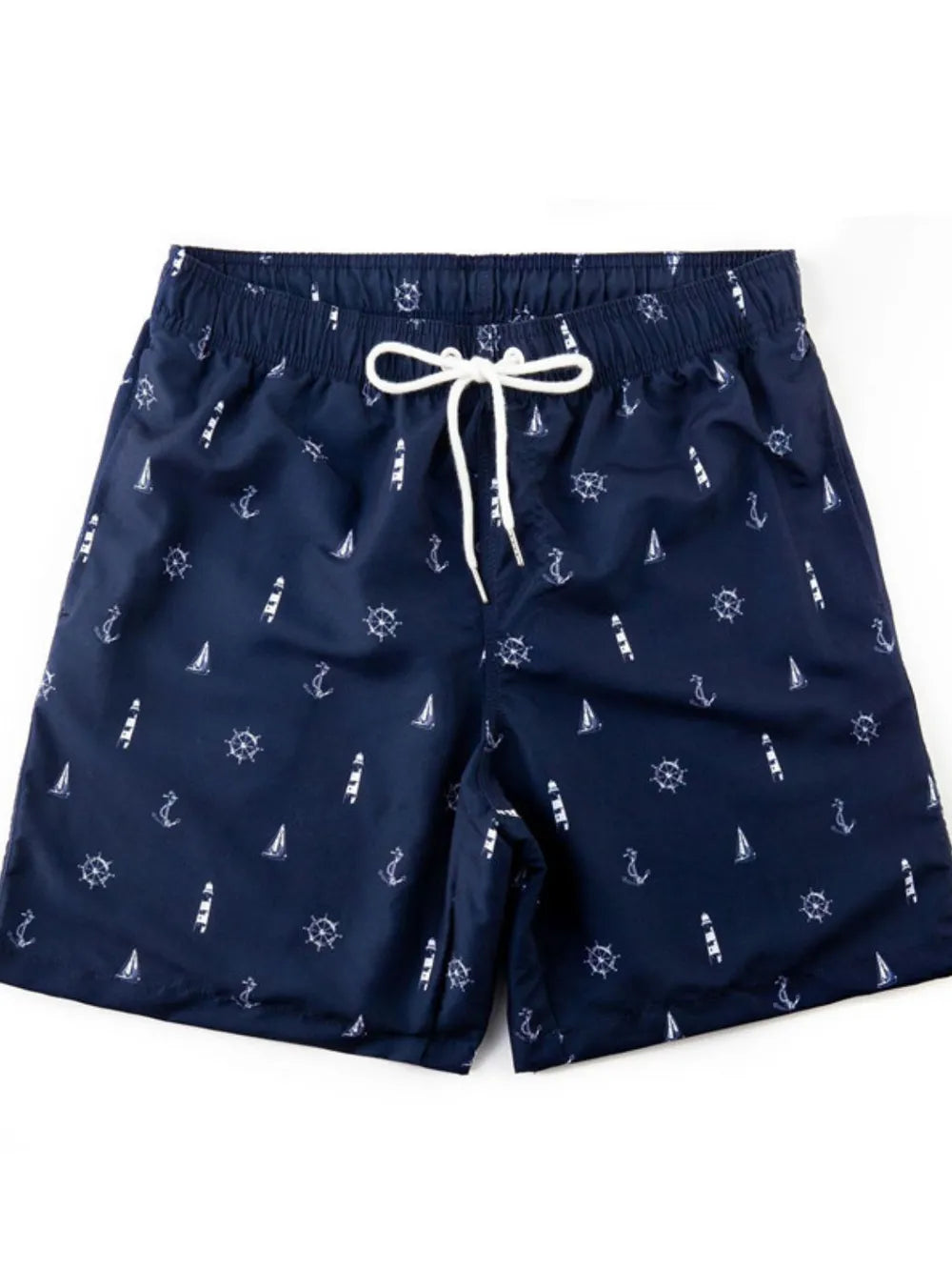 Drawstring Printed Swim Shorts