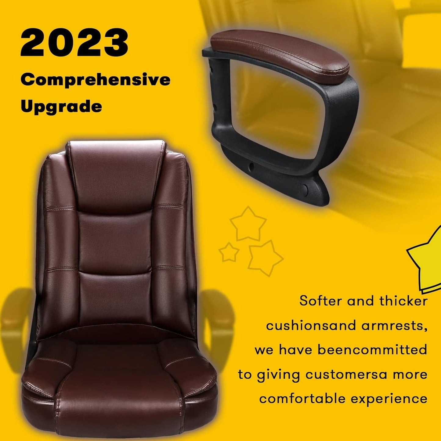 Ergonomic Big and Tall Office Chair Up to 400 Lbs Capacity With High Back