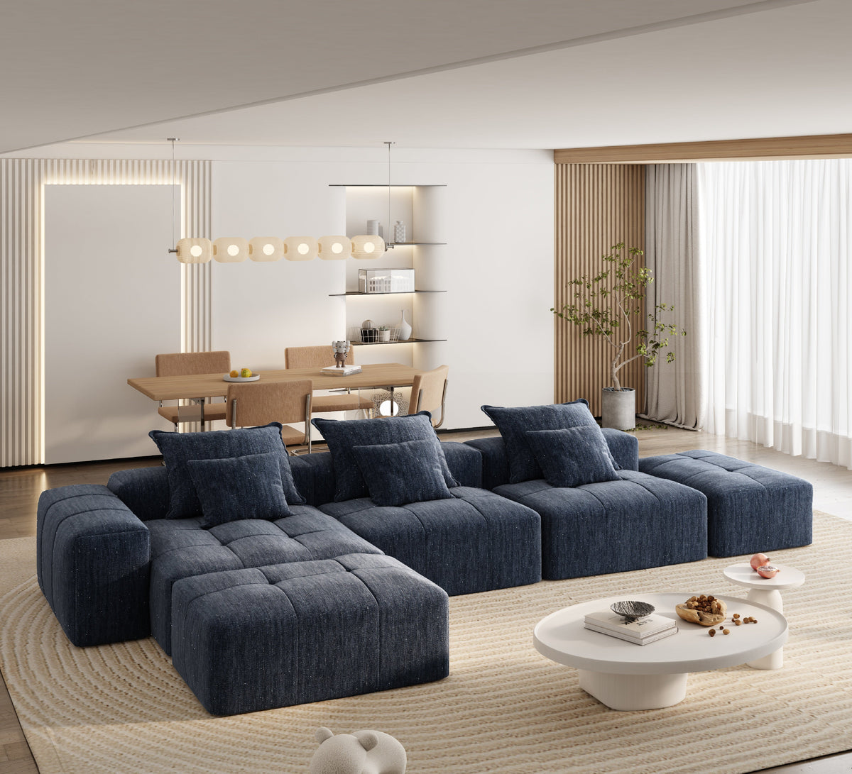 Modern Oversized Modular Sectional Sofa