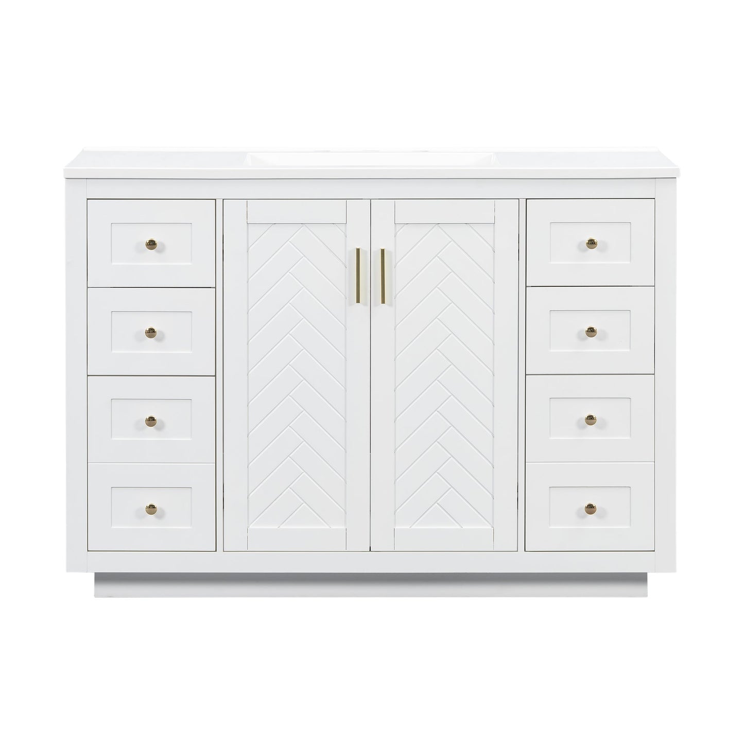 48" Bathroom Vanity with Sink Top