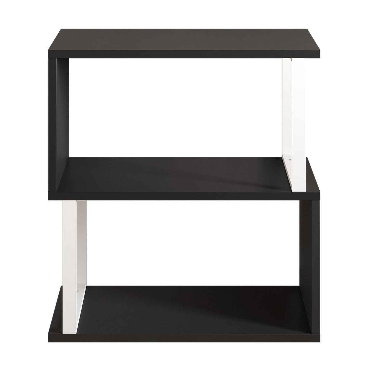 Lima 25'' Metal Wood Side End Table