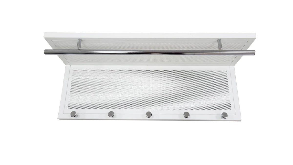 Esyspot Metal Powder Coating Hook Wall Mounted with Shelf