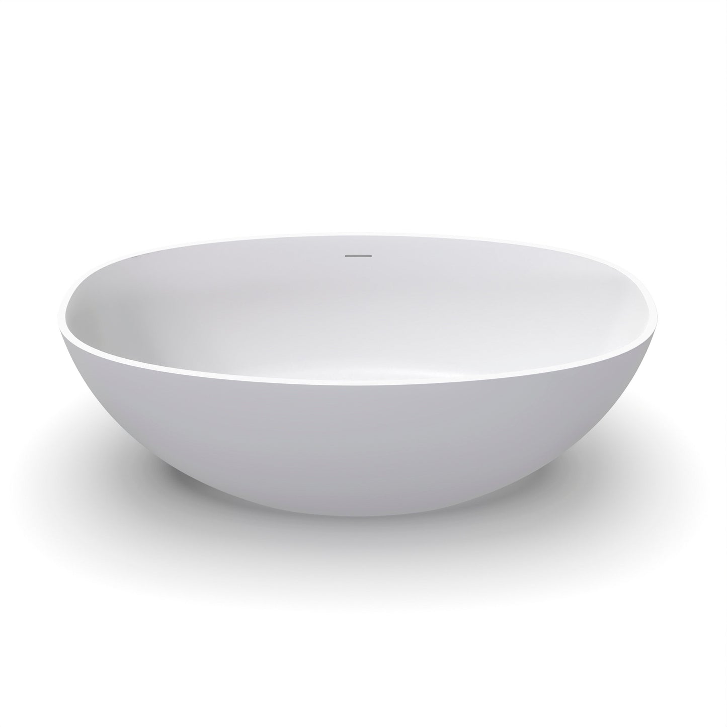 61 Inch Solid Surface Freestanding Bathroom Bathtub